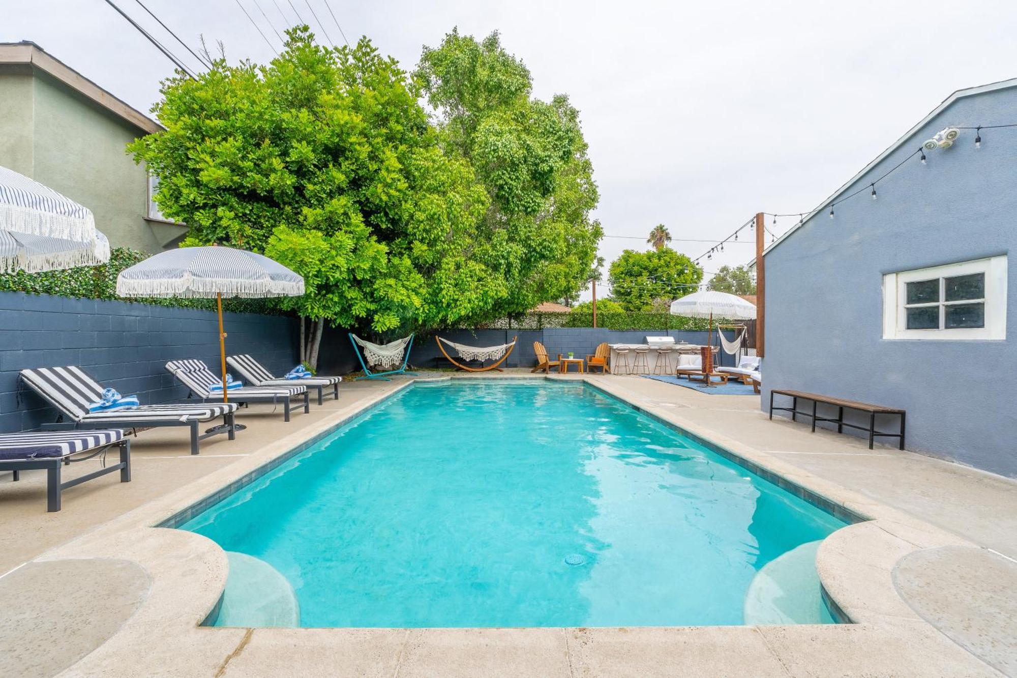 Angel&rose Universal Hollywood Heated Pool House King Bed Vakantiehuis *